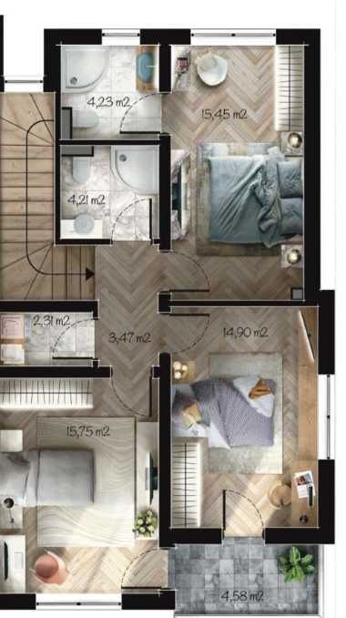 Продава се Къща в Пловдив, Беломорски - 157 кв.м за 1351 €/кв.м - Снимка #2