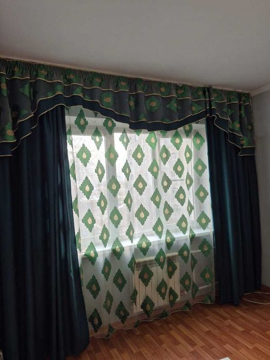 Шторы -комплект шторы + тюль