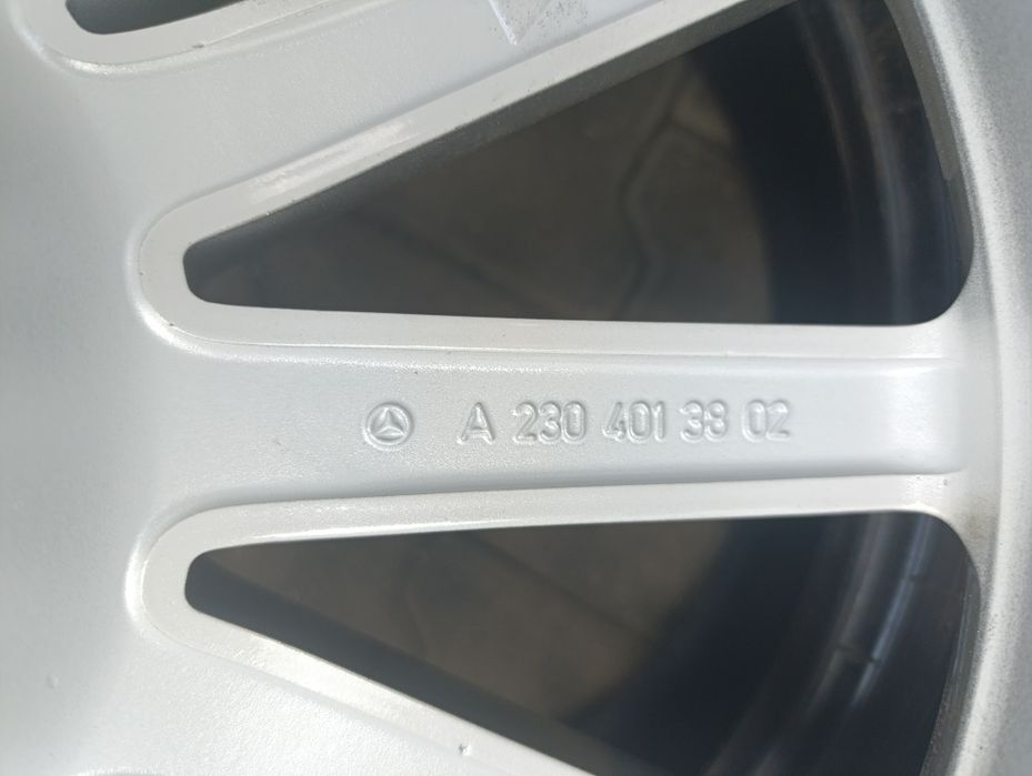 Două jante originale noi AMG Mercedes SL W 230 pentru axa spate