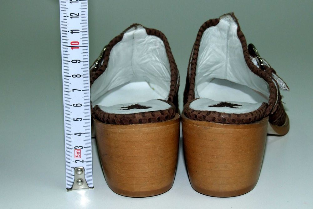 SABOTI, pantofi piele naturala crocodil, masura 39, calitate LUX, NOI