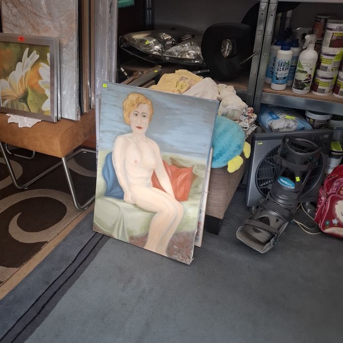 Pictura nud pe panza