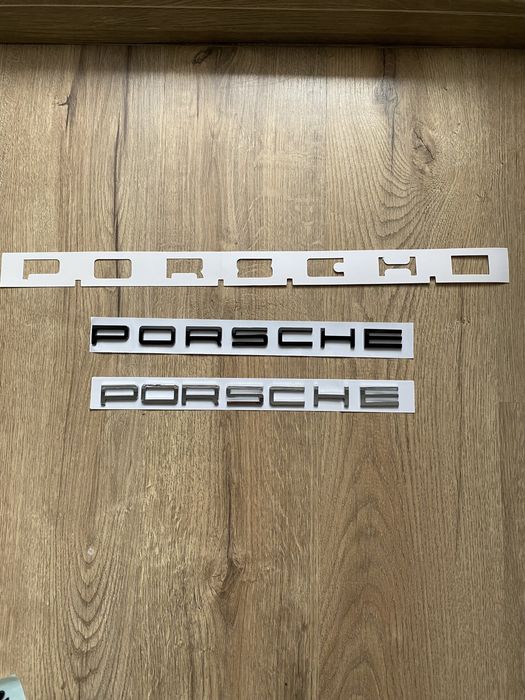 Scris Logo Emblema Spate Haion Portbagaj Porsche