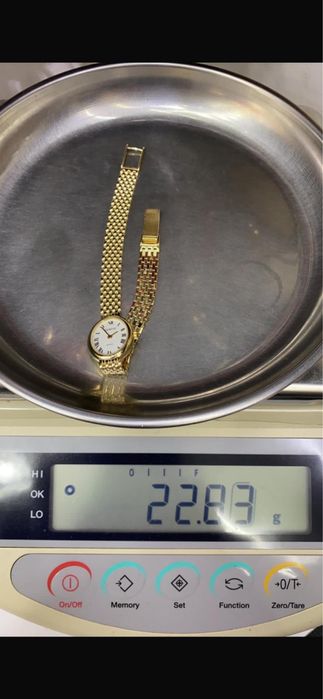 Vind bratara din aur si ceas din aur de femei sint noi de 14 k 420 lei gramul