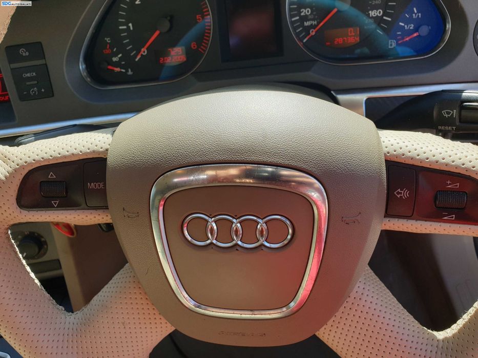 Airbag de pe Volan Crem cu Imperfectiuni Audi A6 C6 NFL Non Facelift 2004 - 2008 [K6896]