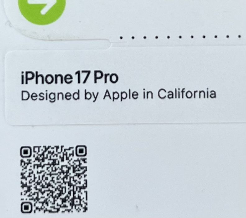 iPhone 17 pro 256gb