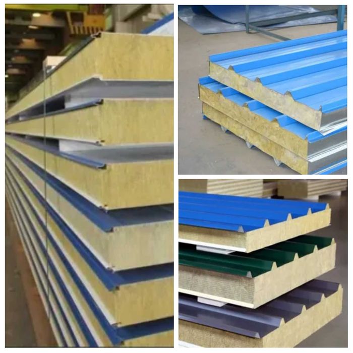 Rossiya metallidan mineral sendvich panel | Сэндвич панели с мин ватой