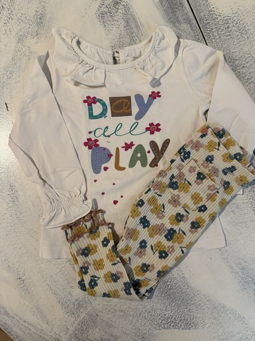 Бебшки комплект клинче Zara + блузка CikOBy