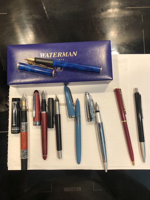 Stilouri Parker Warerman Andre Philippe ,stilou lemn trandafir,inox