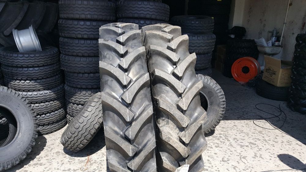 Cauciucuri noi 12.4-32 cu 8 pliuri marca OZKA garantie 2 ani si tva
