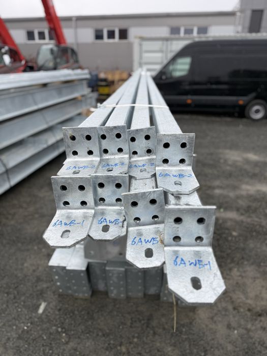 Hala galvanizata completa noua nefolosita,216 Mp. 5 metri inaltime
