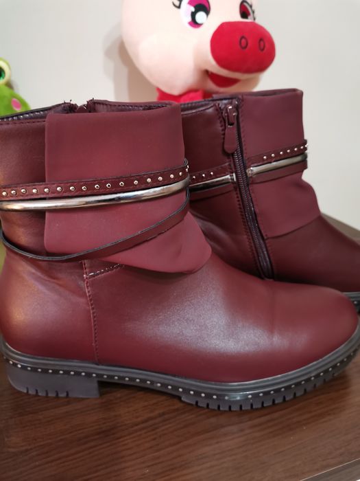 Дамски боти, естествена кожа