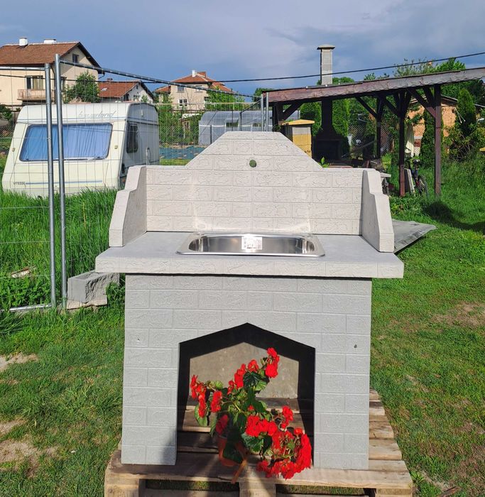 Градински чешми от бетон