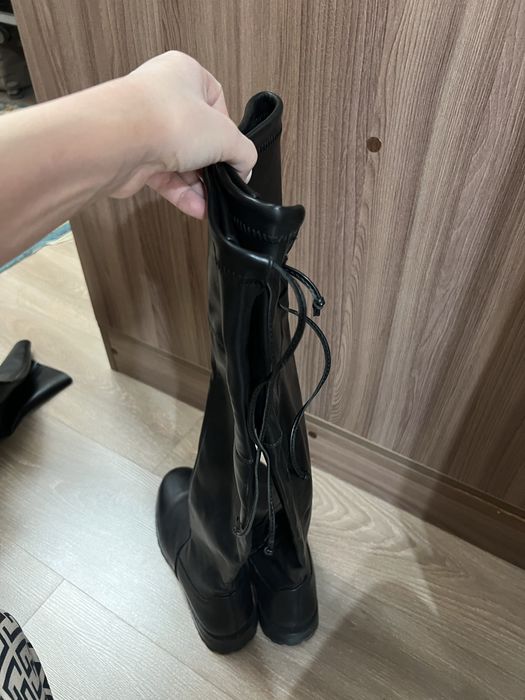 Продам ботфорты кожзам