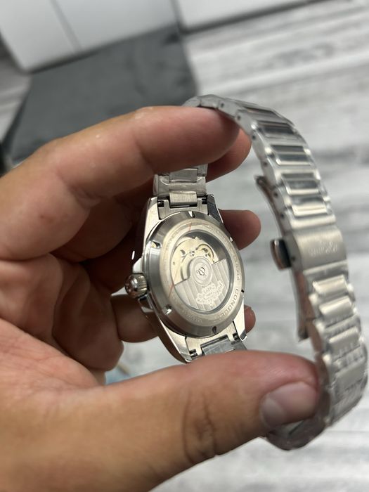 Longines Conquest Automatic 41mm Safir Blue ,  Spate Transparent