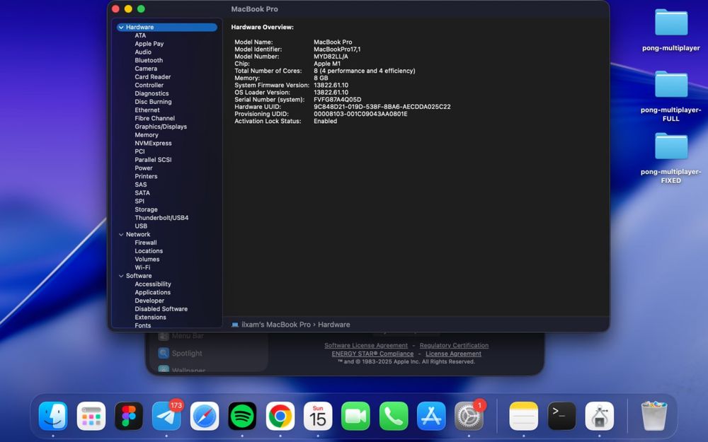 Macbook Pro M1 (256/8GB) и Magic Mouse
