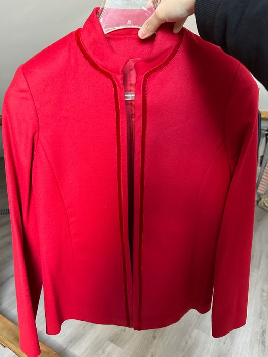 Sacou de sezon , din stofă