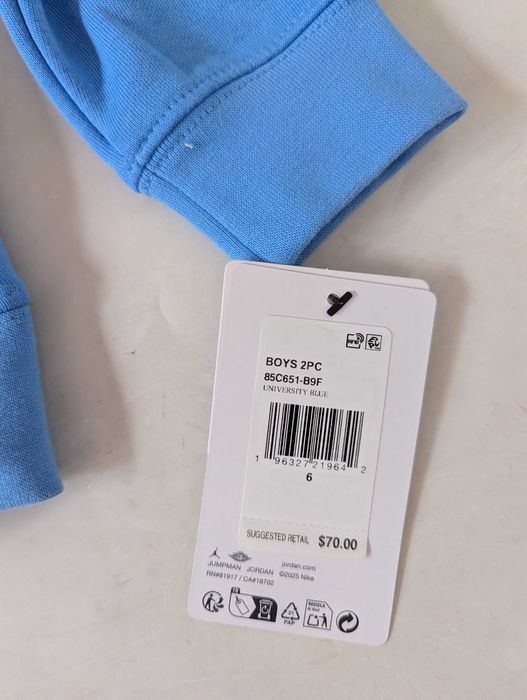Nike Jordan Fleece 2-piece set комплект за 6 год.  дете от Сащ
