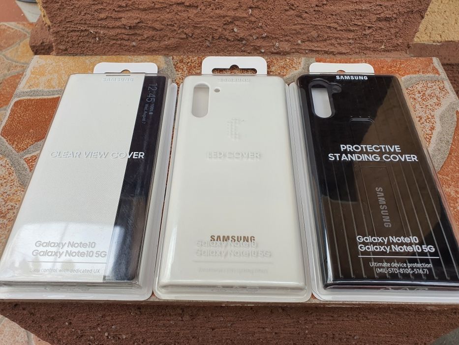 Husa originala Samsung Note 10, Led, Led View, Protective Case, noua