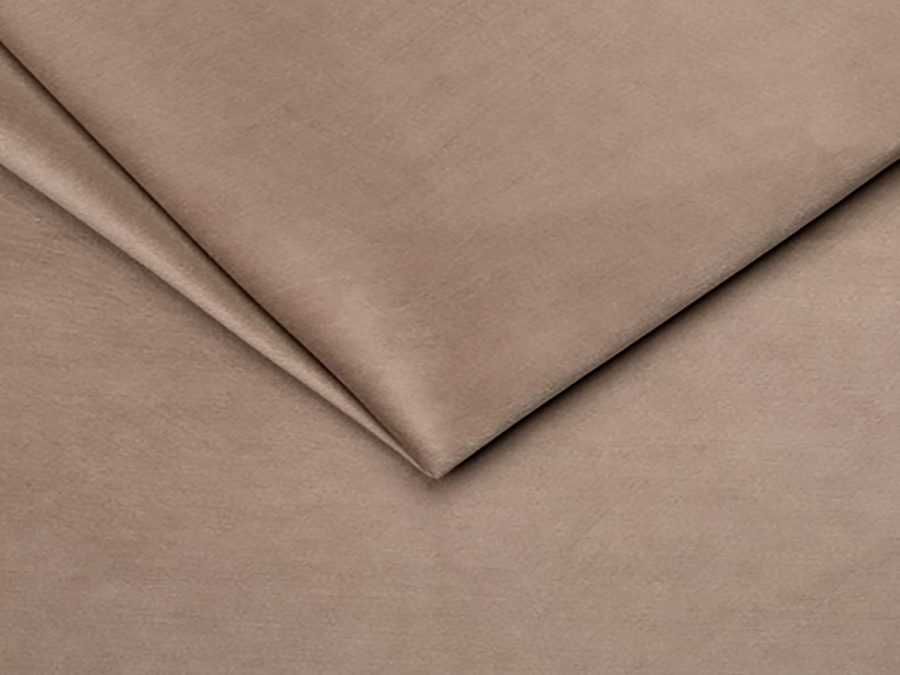 Pat Tapitat de colt Bari Bej Velluto 3 cu somiera rabatabila si lada