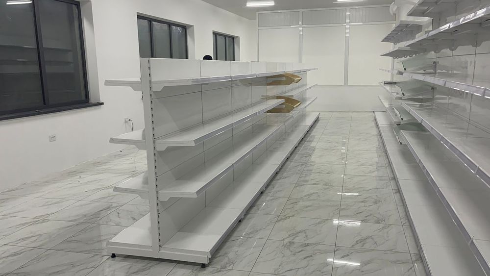 Стеллажи металлические для магазина