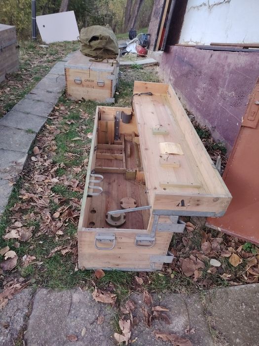 Vand ladă militară