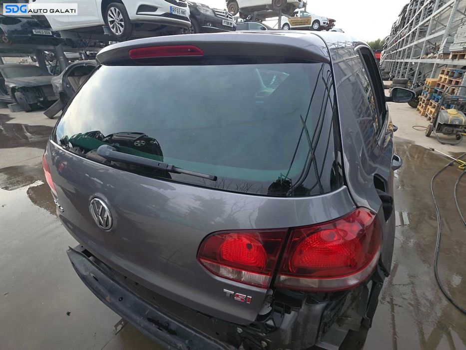 Haion Hayon Portbagaj Dezechipat cu Luneta Geam Sticla Volkswagen Golf 6 Hatchback Scurt 2008 - 2013 Culoare Gri LA7T United Grey Metallic [Q8032]
