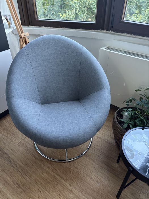 Фотьойл сив, въртящ се, от Айко