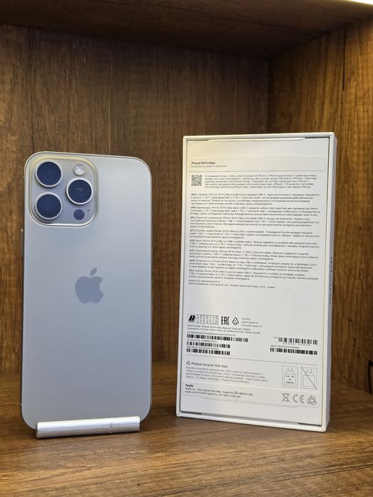 IPhone 16 Pro Max 256gb 92% EAC Рассрочка 0 0 12