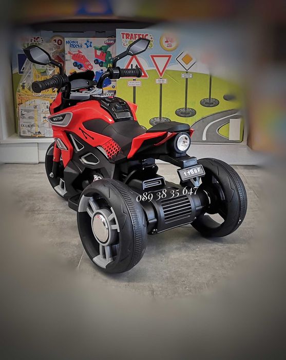 ТОП ЦЕНА!НОВО!Акумулаторен мотор с 3 гуми Colombo RED с 12V,Bluetooth