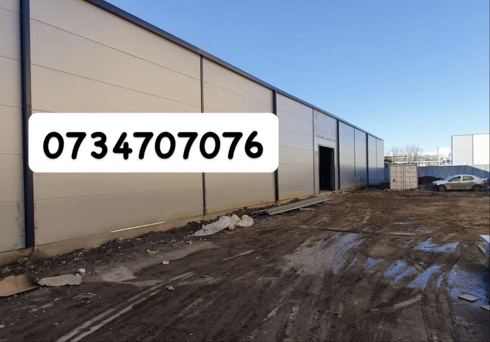 Hale metalice. Spatii comerciale, Depozitare, Agricole. Saivane. Birouri. Service auto. Shoow-room. Magazin. Spatii inchiriat