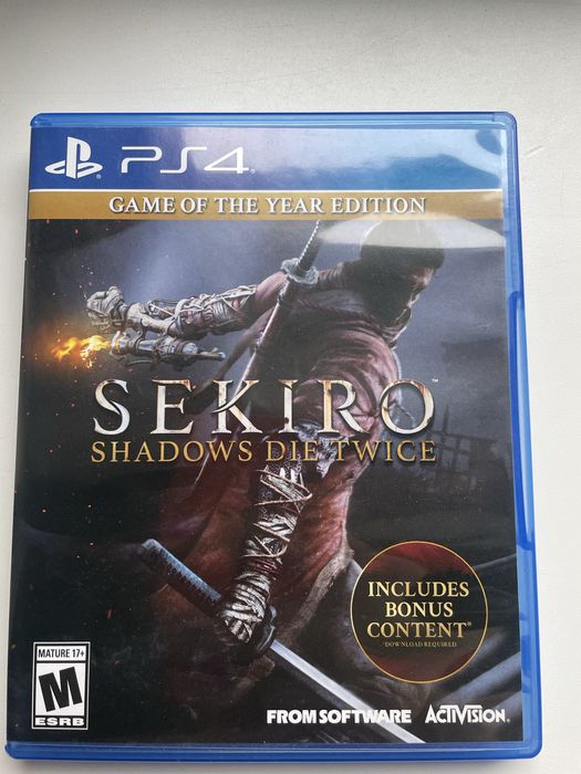 Игра Sekiro shadows die twice на ps4/5 пс4/5