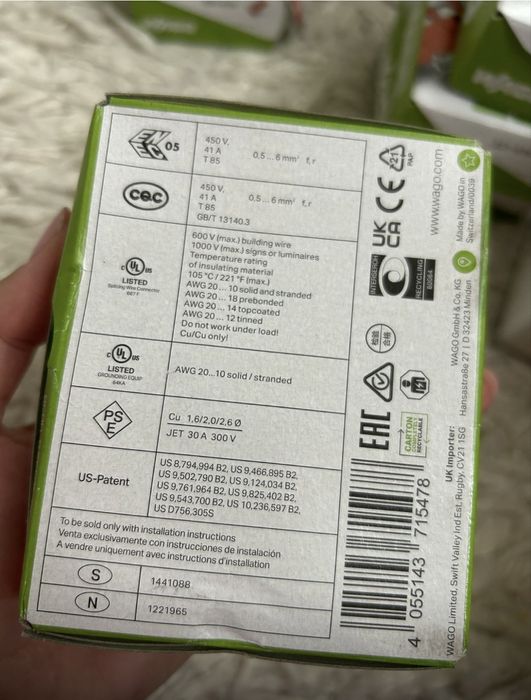 Cleme wago 221-615 pentru conectare rapida a firelor ideal pentru