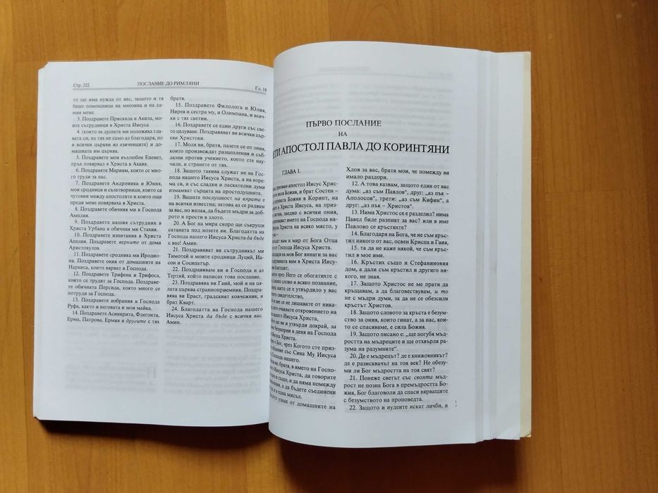 Библията - новия завет  чисто нова