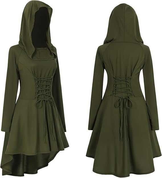 Velmawig Готически дрехи Дамски средновековен ренесансов костюм ELF