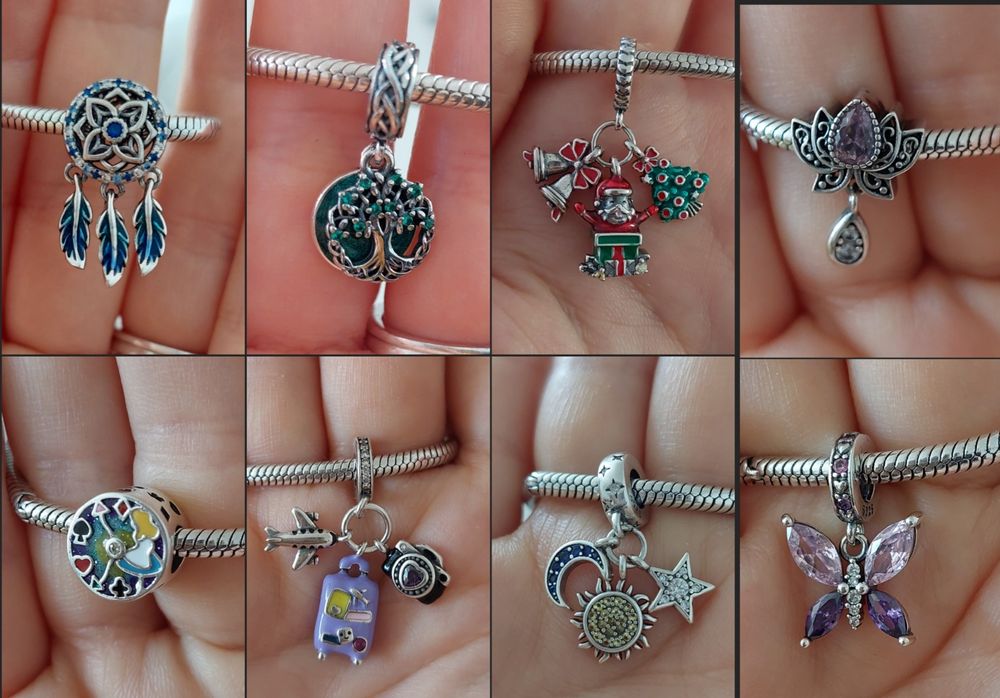 Сребърни талисмани тип Пандора