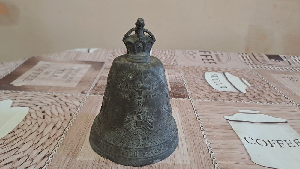 Антична немкса камбана Reichsadler Kaiserreich WK Militaria