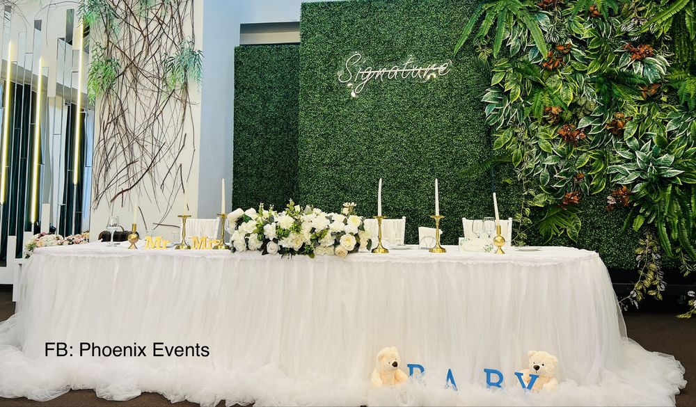 Aranjament floral prezidiu decor mese flori nunta botez cununie evenim