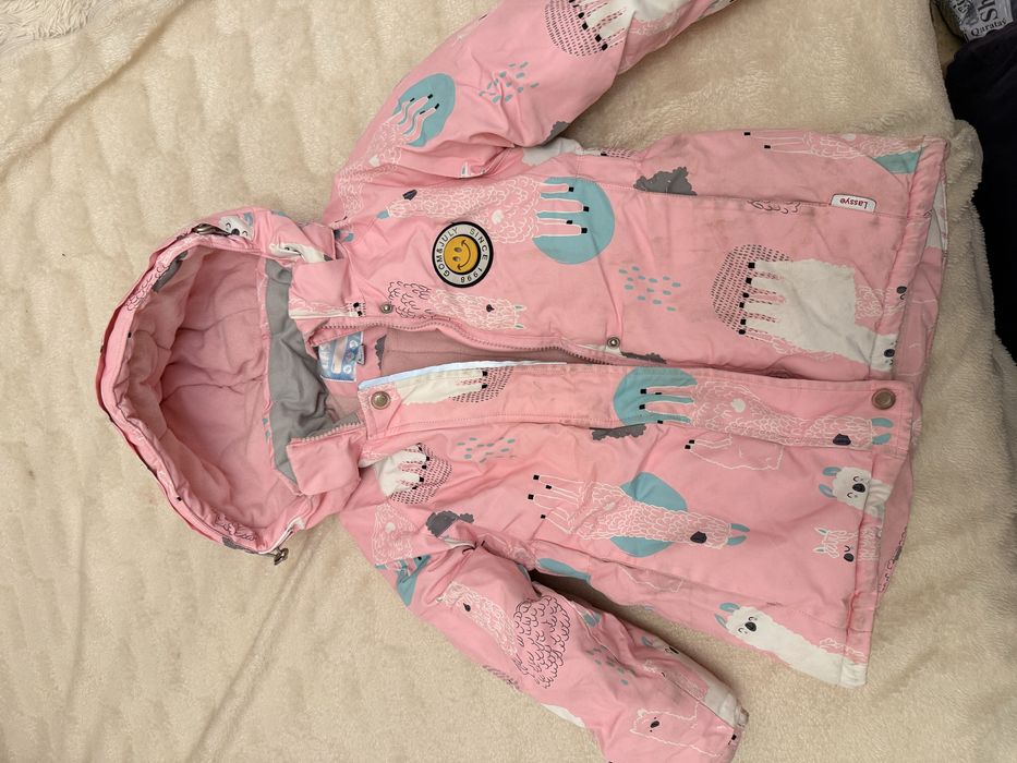 Зимний костюм на девочку размер 110