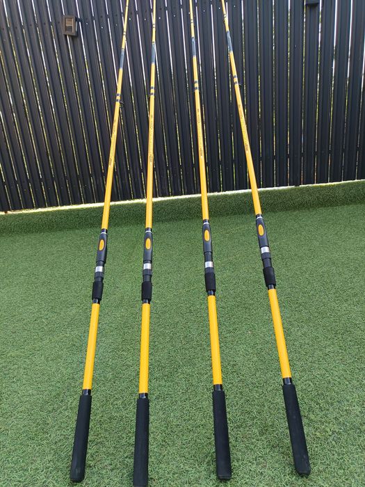 SET 4 Lansete Feeder 3.0m Pro Fl Dual Force  200 gr . + 4 Mulinete