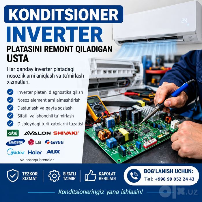 Kanesaner remont. Istalgan turdagi kanesanerlar uchun xizmat
