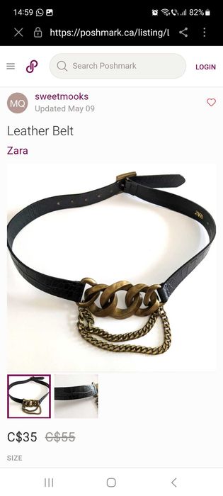 Curea Zara, 85 cm