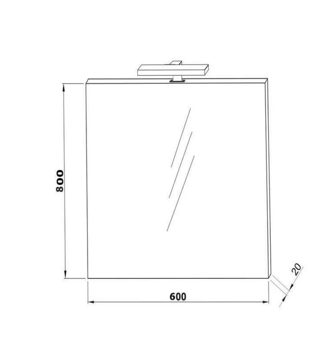 Oglindă baie cu iluminare LED