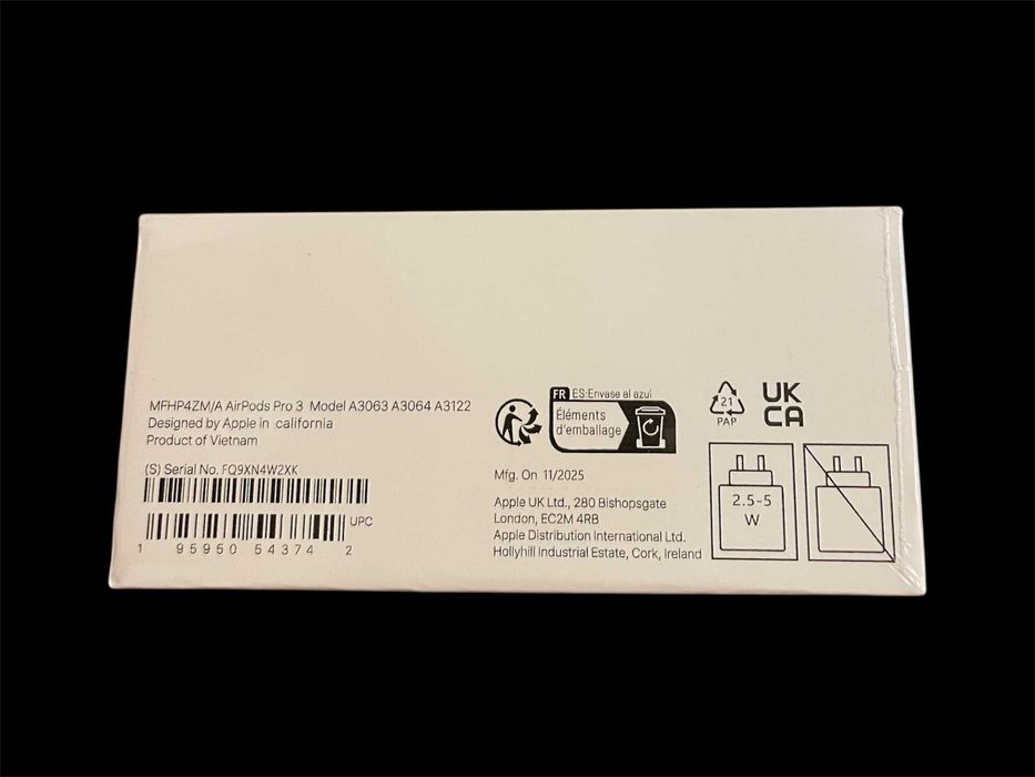 Apple AirPods Pro 3, sigilate