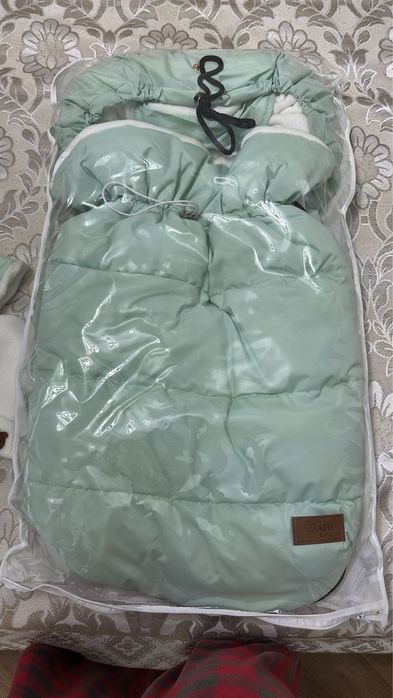 Детский комплект комбенизон+конверт