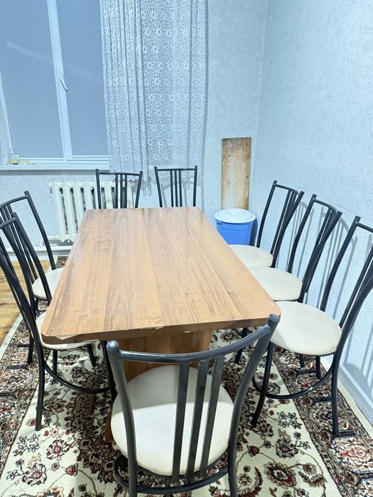 Стол стулья сатылады кухняға!