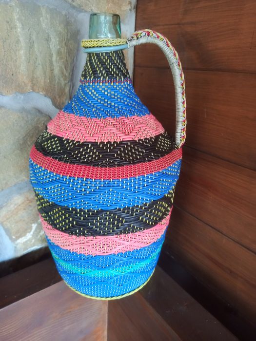 Хурка-2 броя..Плетена дамаджана.Тава за барбекю.