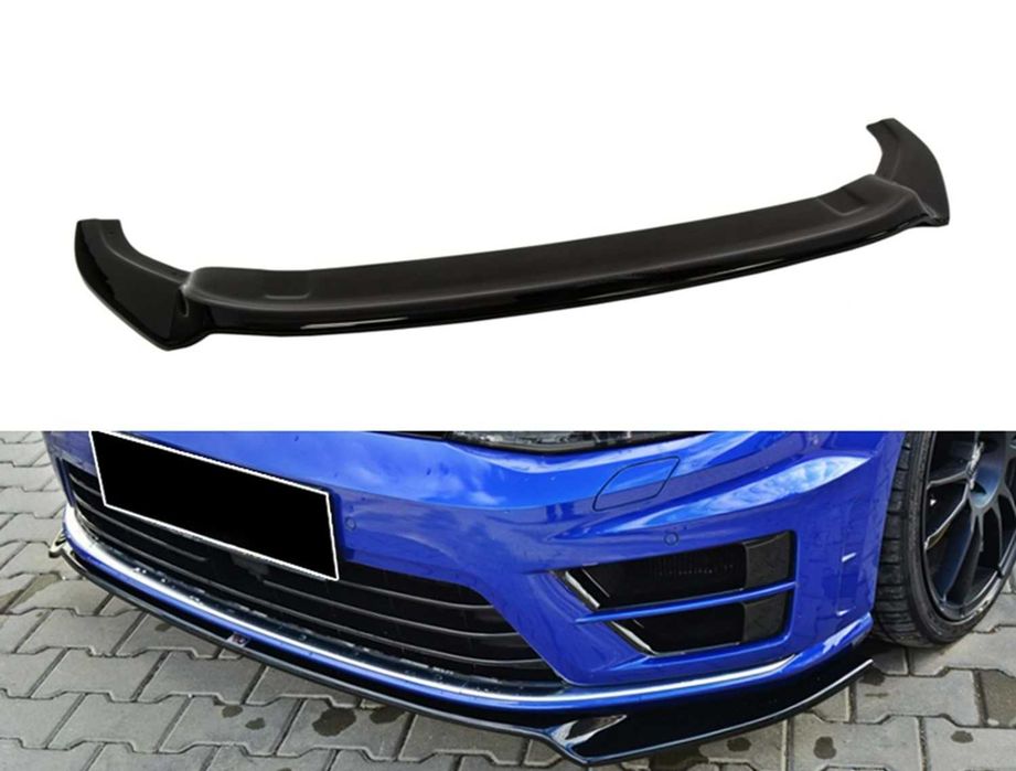 Преден лип спойлер за голф мк7 р20 / vw golf mk7 r20 lip / добавка / нож