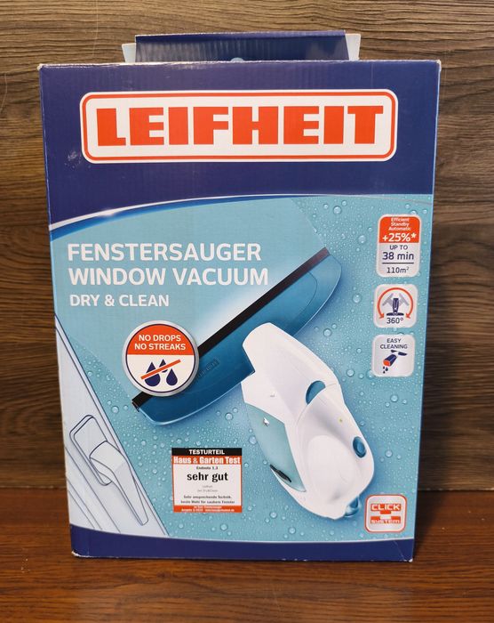 LEIFHEIT Dry&Clean - Нов Вакуумен Уред за Почистване на Прозорци