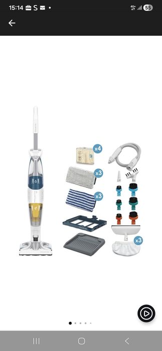 Aspirator cu mop Rowenta