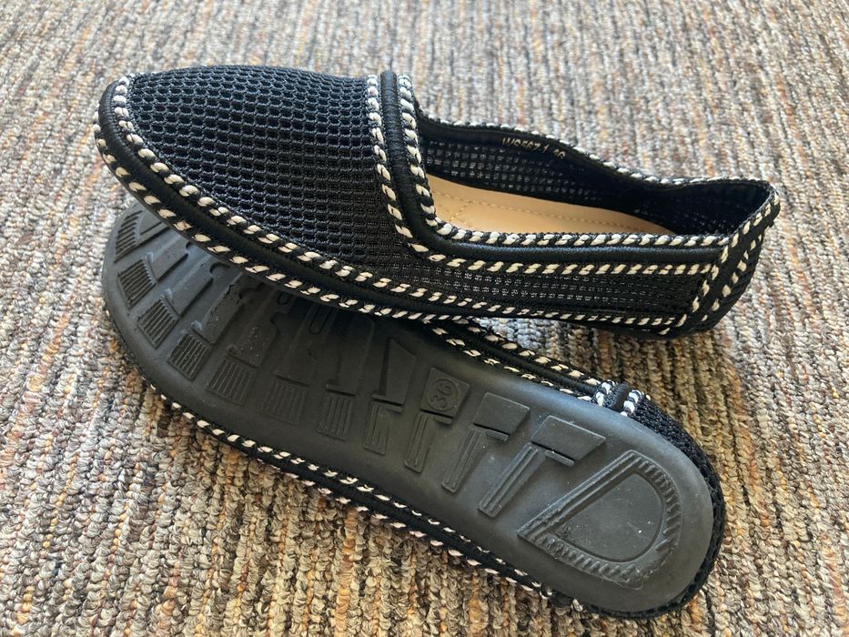 Espadrile de vara din material textil cu gauri Jenny Fairy, marimea 36